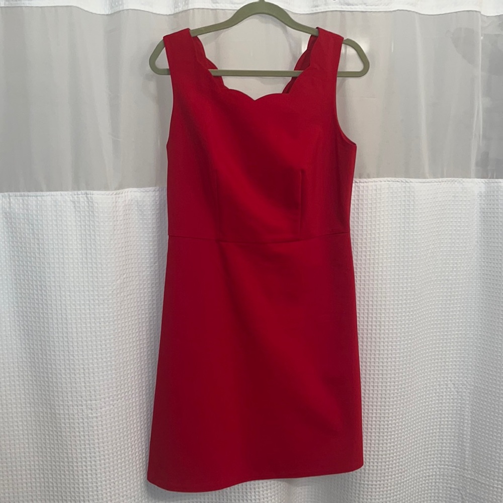 Red cocktail dress or work dress